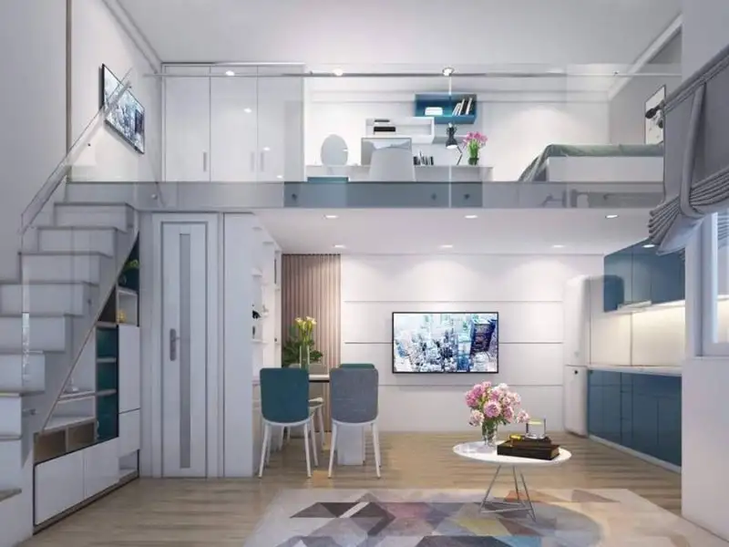 Thiết kế nhà trọ 200m2 bố trí nhiều phòng ngủ khoa học, dễ quản lý Xây dựng Nhất Tín 1