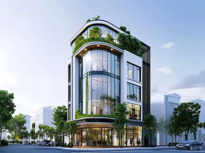 Biệt thự lô góc 2 mặt tiền 5 tầng đẳng cấp Xây dựng Nhất Tín 1