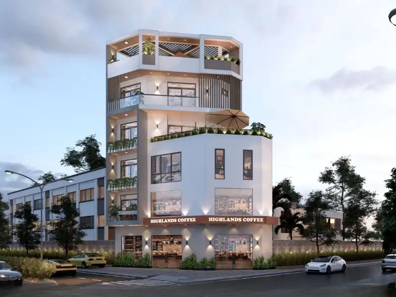 Biệt thự lô góc 2 mặt tiền 5 tầng đẳng cấp Xây dựng Nhất Tín 1