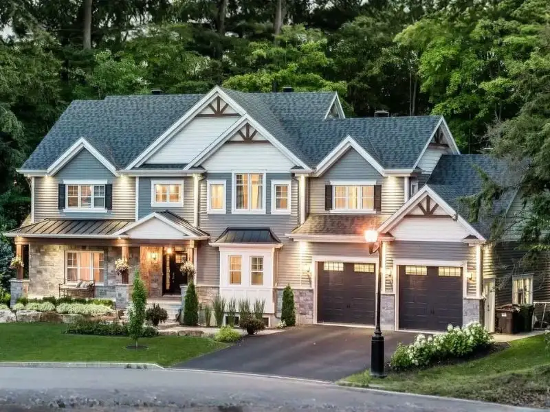 Biệt thự nhà vườn kiểu mái Mỹ tạo nên không gian sống thư giãn lý tưởng Xây dựng Nhất Tín 1