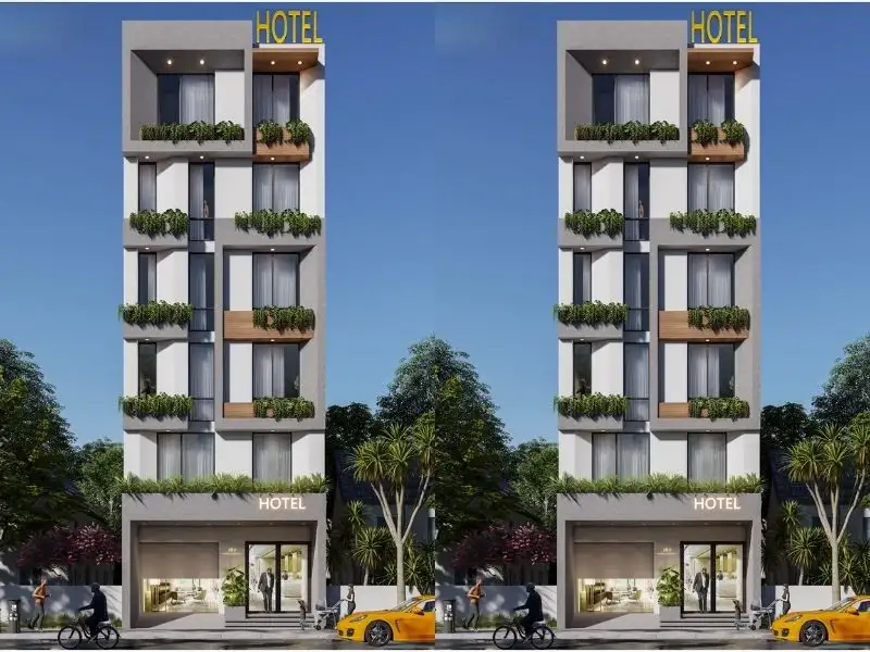 Các mẫu nhà có quy mô lớn hơn - 6 tầng, 7 tầng, 8 tầng,... Xây dựng Nhất Tín 1