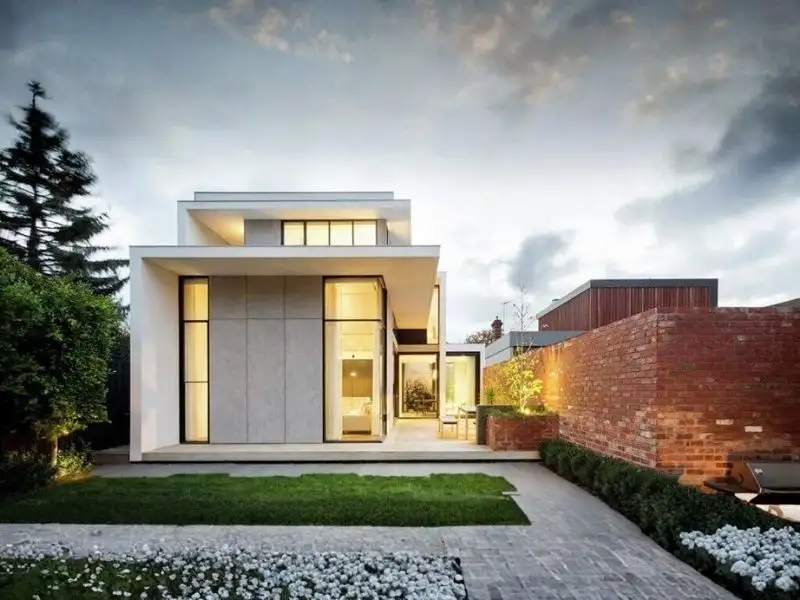 Các mẫu nhà mái bằng được bố trí thêm tầng lửng rộng rãi và linh hoạt Xây dựng Nhất Tín 1