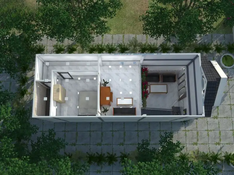 Kiểu nhà giả mái Thái cấp 4 có gác lửng phù hợp gia đình trẻ Xây dựng Nhất Tín 1