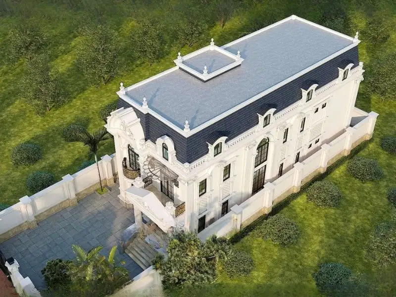 Mái Mansard phù hợp với nhiều không gian Xây dựng Nhất Tín