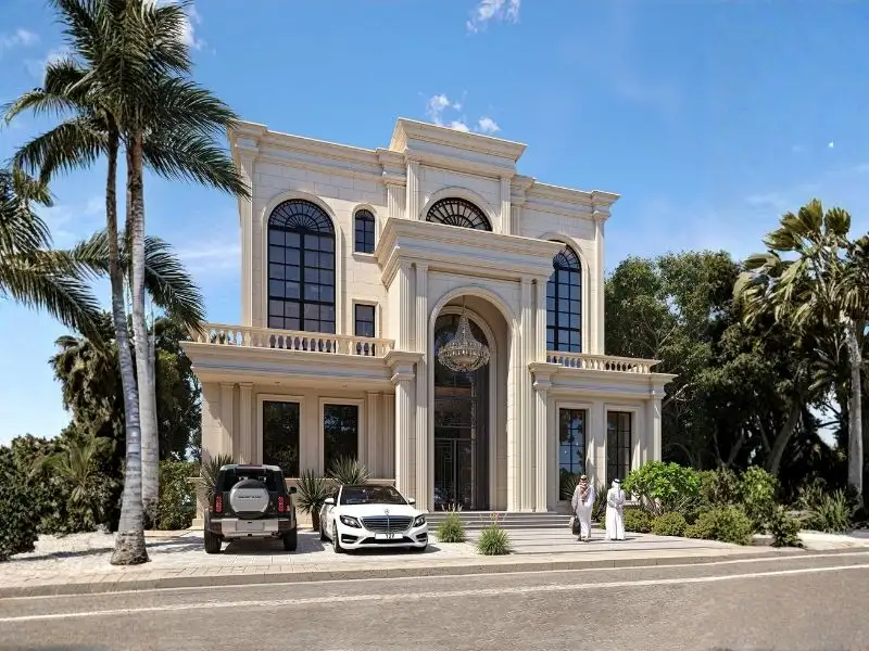 Mái bằng Tân Cổ Điển tạo điểm nhấn kiến trúc Xây dựng Nhất Tín