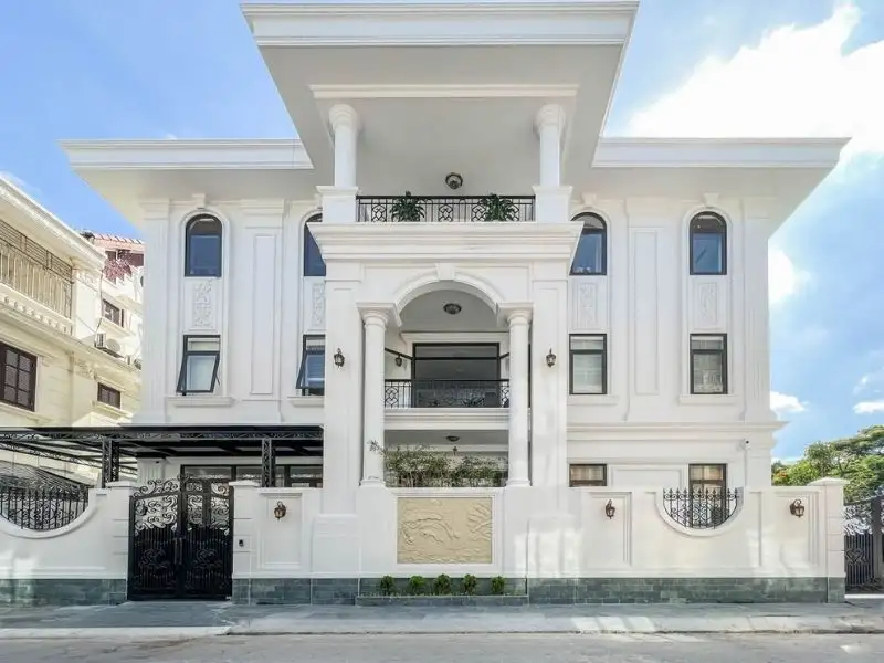 Mẫu biệt thự mái bằng mang nét đẹp đẳng cấp Xây dựng Nhất Tín 1