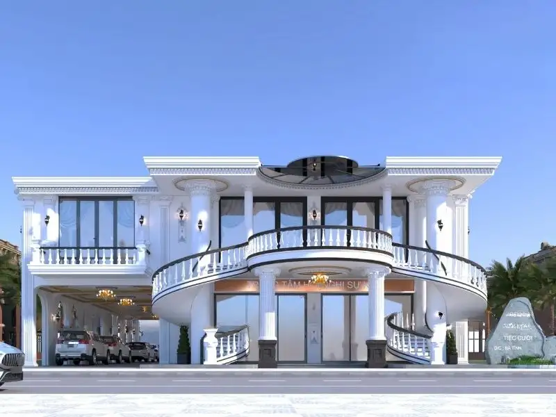 Mẫu kiến trúc kinh doanh nhà hàng mới với không gian mở ấn tượng Xây dựng Nhất Tín 1