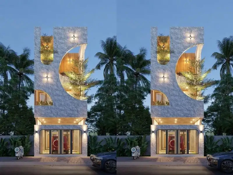 Mẫu nhà 4 phòng ngủ mái bằng đem lại không gian sống đầy đủ tiện nghi xây dựng Nhất Tín 1