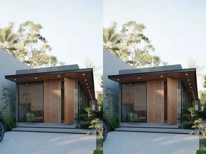 Mẫu nhà 50m2 – 60m2 mái bằng phù hợp với gia đình nhỏ Xây dựng Nhất Tín 1