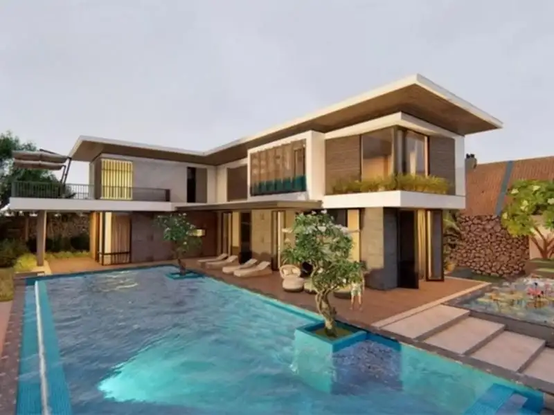 Mẫu nhà 90m2 – 100m2 mái bằng phù hợp với gia đình có 1-2 thế hệ Xây dựng Nhất Tín 1