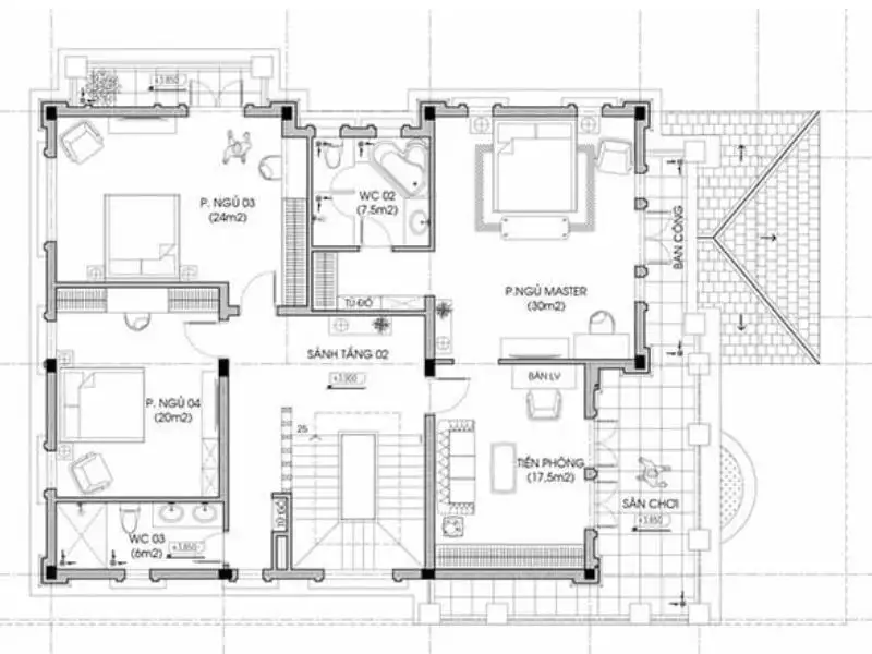 Mẫu nhà cấp 4 mái Mỹ đẹp tạo điểm nhấn thẩm mỹ ấn tượng Xây dựng Nhất Tín 1