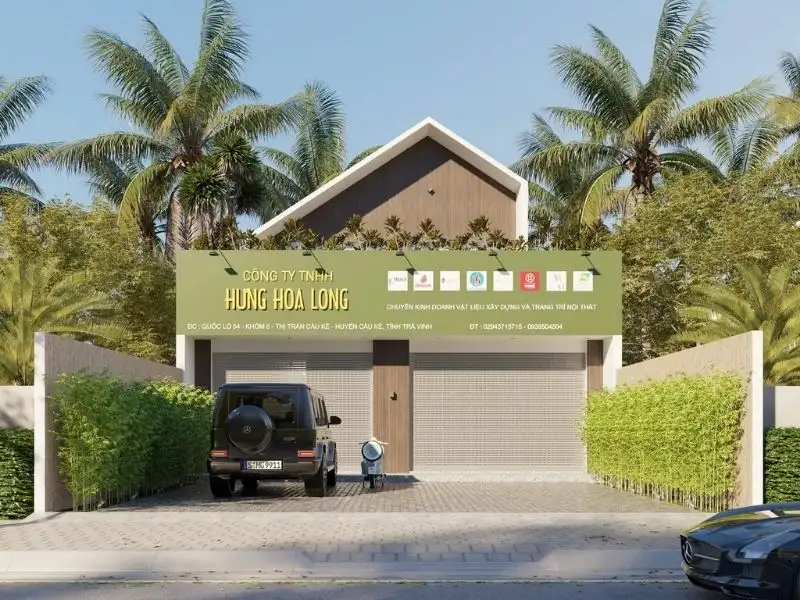 Mẫu nhà cấp 4 vừa ở vừa kinh doanh riêng biệt Xây dựng Nhất Tín 1