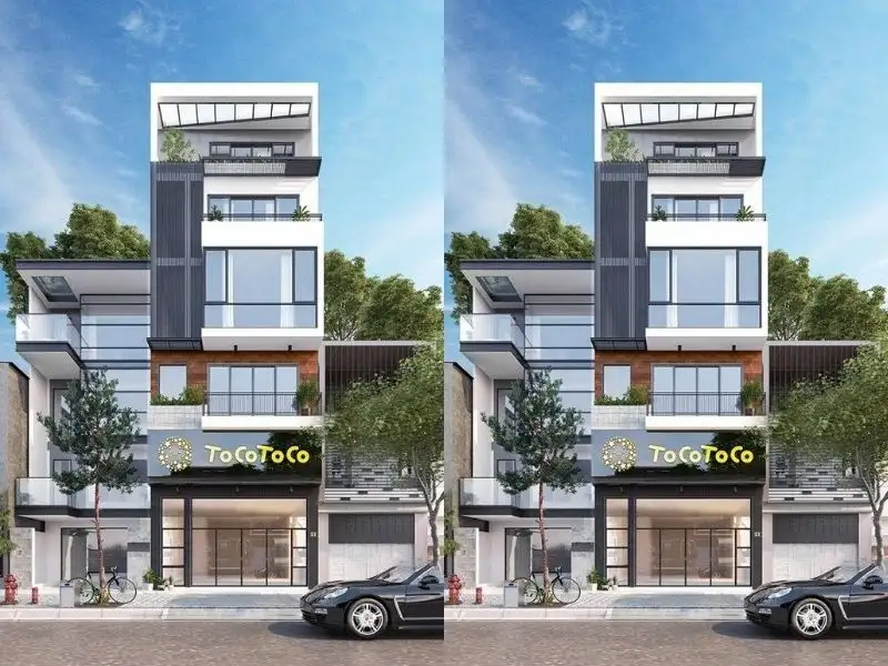 Mẫu nhà kết hợp kinh doanh có gác lửng dễ dàng điều chỉnh quy mô khi cần Xây dựng Nhất Tín 1