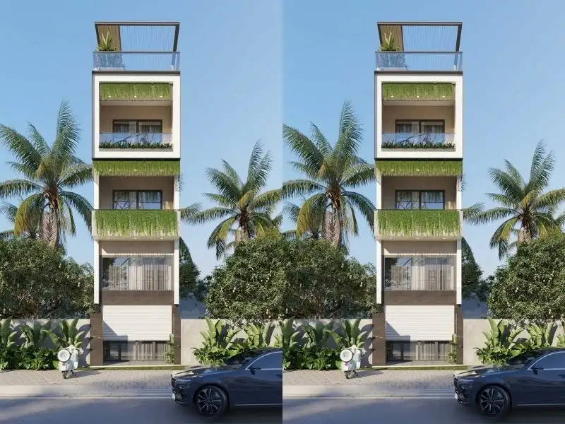 Mẫu nhà kết hợp kinh doanh có gác lửng dễ dàng điều chỉnh quy mô khi cần Xây dựng Nhất Tín 1