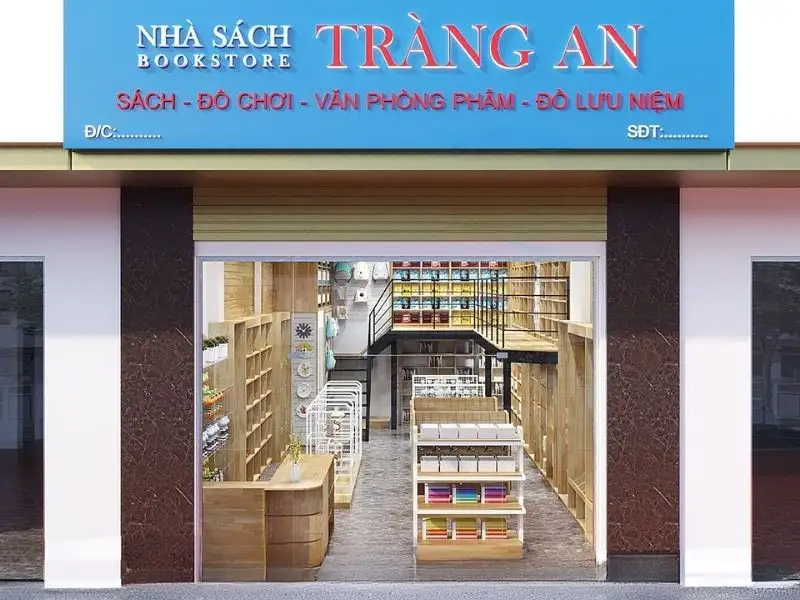 Mẫu nhà kinh doanh nhà sách, văn phòng phẩm, siêu thị mini tiện lợi Xây dựng Nhất Tín 1