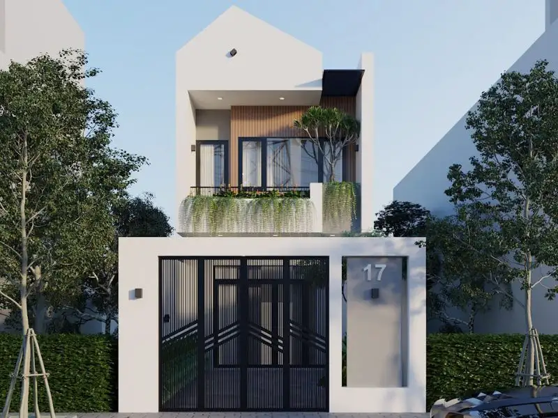 Mẫu nhà lệch tầng 5x20 được thiết kế lệch tầng giúp tối ưu không gian Xây dựng Nhất Tín 1