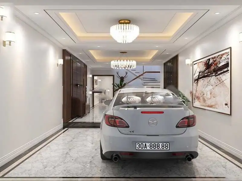 Mẫu nhà lệch tầng 6x12 đẹp mắt nhờ mặt tiền gạch ốp tinh tế Xây dựng Nhất Tín 1