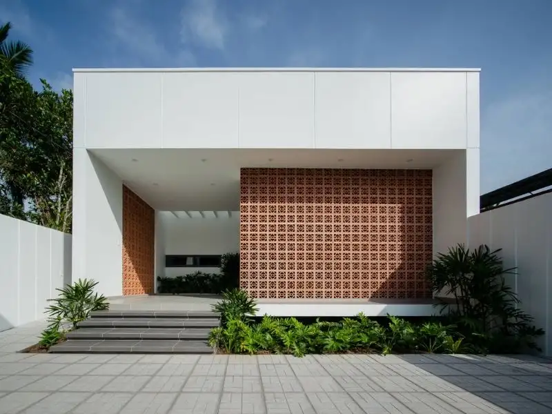 Mẫu nhà mái bằng 1 tầng đẹp đơn giản, tiết kiệm chi phí xây dựng Nhất Tín 1