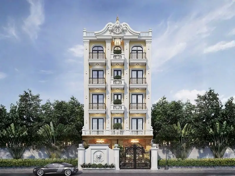 Mẫu nhà mái bằng đa năng phù hợp với hoạt động kinh doanh Xây dựng Nhất Tín 1