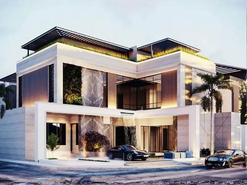 Mẫu nhà mái bằng kiểu chữ L giúp tối ưu nguồn năng lượng thiên nhiên Xây dựng Nhất Tín 1