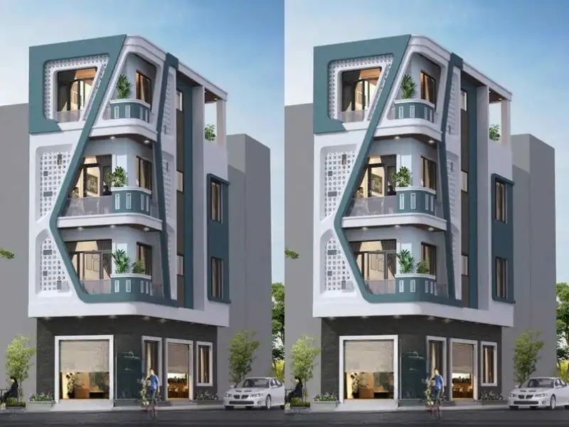 Mẫu nhà phố lô góc mặt tiền phong cách Hiện Đại thu hút Xây dựng Nhất Tín 1