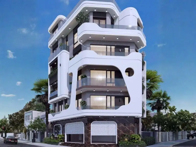 Mẫu nhà phố lô góc mặt tiền phong cách Hiện Đại thu hút Xây dựng Nhất Tín 1