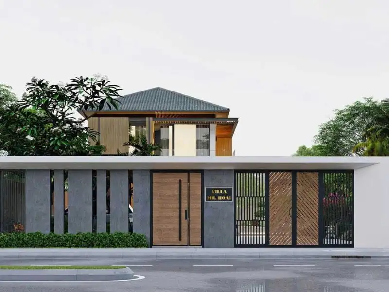 Nhà 2 cổng 3 phòng ngủ tiện ích Xây dựng Nhất Tín 1