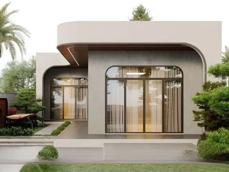 Nhà cấp 4 mái bằng với nét đẹp ấn tượng Xây dựng Nhất Tín 1