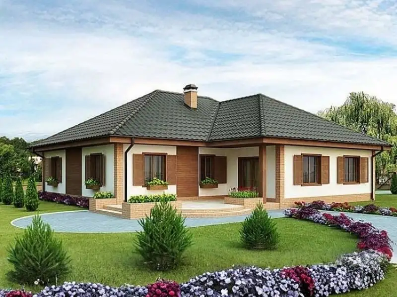 Nhà cấp 4 phong cách Châu Âu bố cục hài hòa Xây dựng Nhất Tín 1