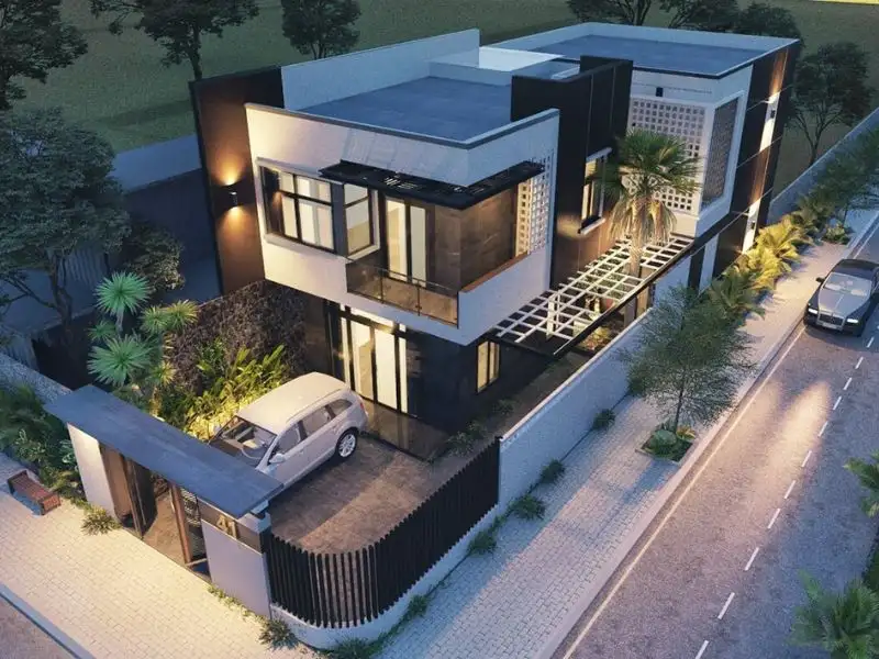 Nhà lô góc 3 phòng ngủ hài hòa Xây dựng Nhất Tín 1