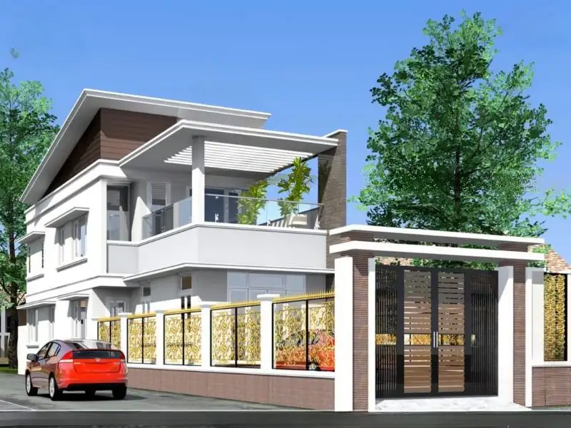 Nhà lô góc 3 phòng ngủ hài hòa Xây dựng Nhất Tín 1