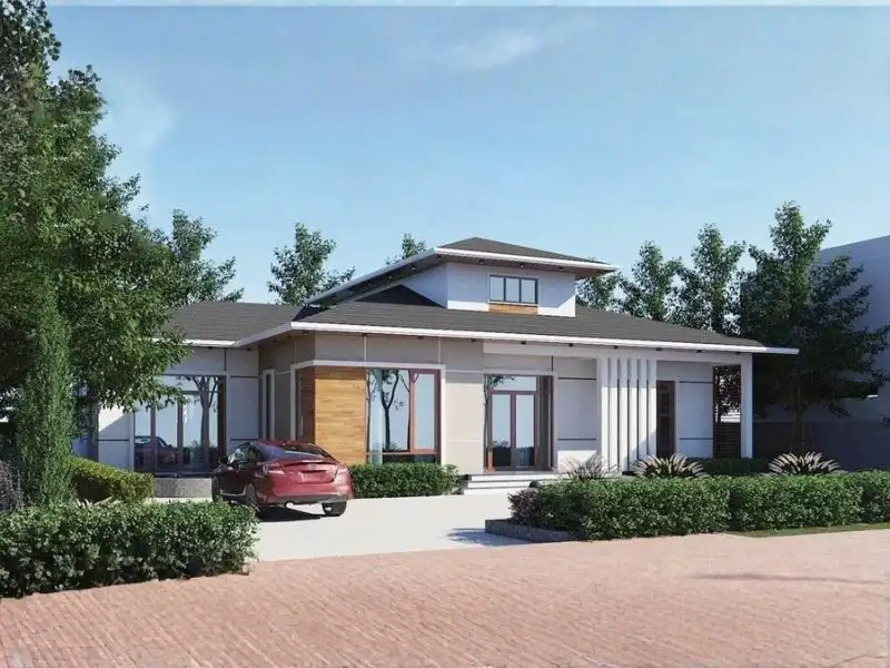 Nhà mái Mỹ có gác lửng giải pháp cho sự tiên nghi Xây dựng Nhất Tín 1