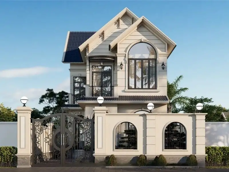 Nhà phong cách Châu Âu đơn giản với chi phí xây dựng hợp lý Xây dựng Nhất Tín 1