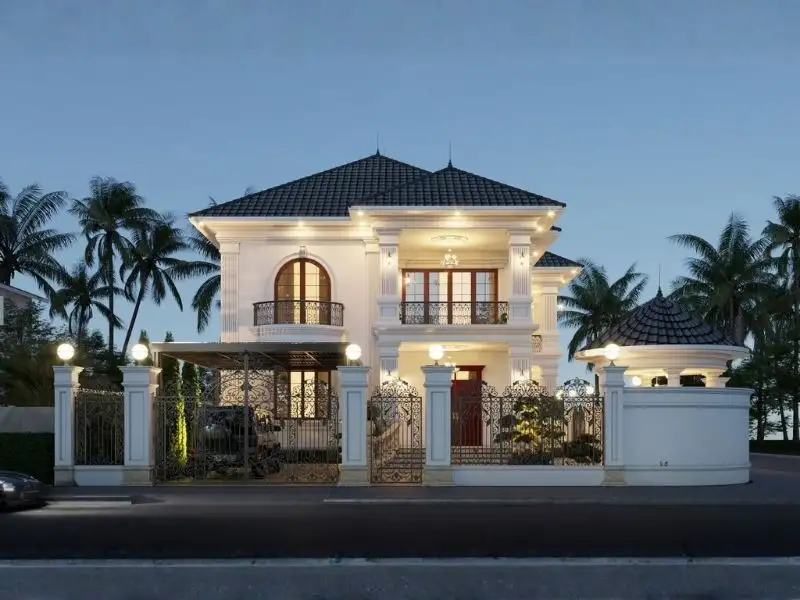 Nhà phong cách Châu Âu đơn giản với chi phí xây dựng hợp lý Xây dựng Nhất Tín 1