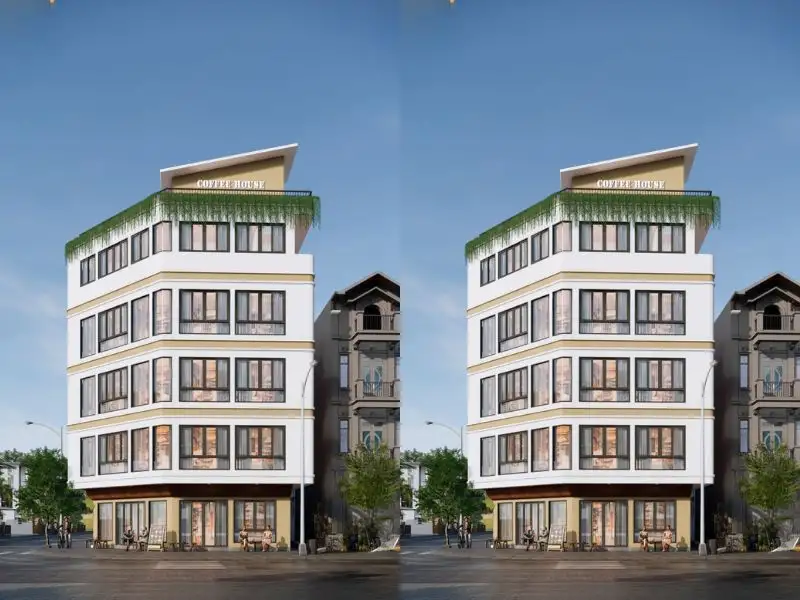 Những mẫu nhà căn góc kết hợp kinh doanh Xây dựng Nhất Tín 1