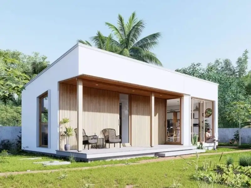 Những mẫu nhà mái bằng Đơn giản (Minimalism) gọn gàng với cách bố trí tối ưu công năng Xây dựng Nhất Tín 1