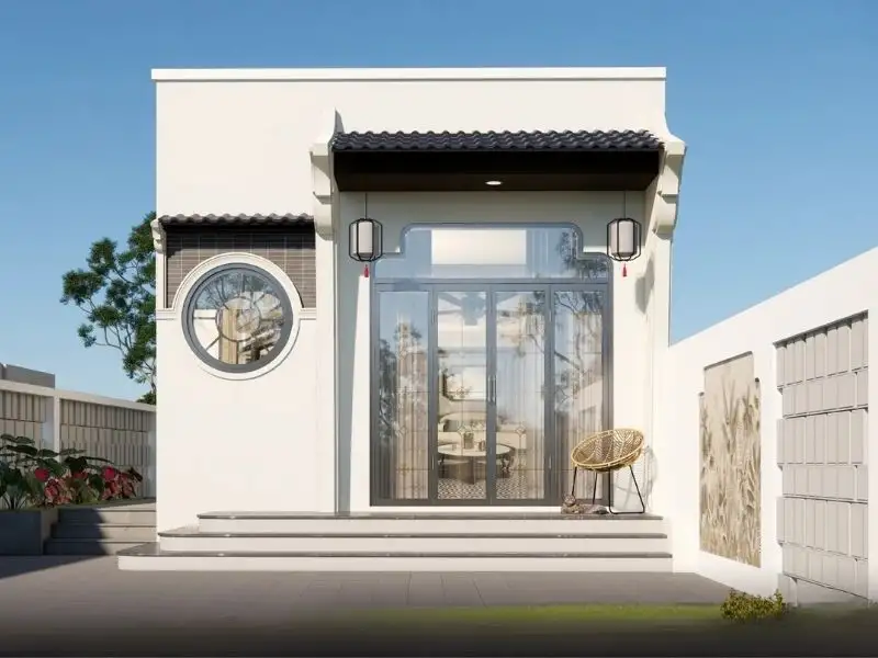 Những mẫu nhà mái bằng Đơn giản (Minimalism) gọn gàng với cách bố trí tối ưu công năng Xây dựng Nhất Tín 1