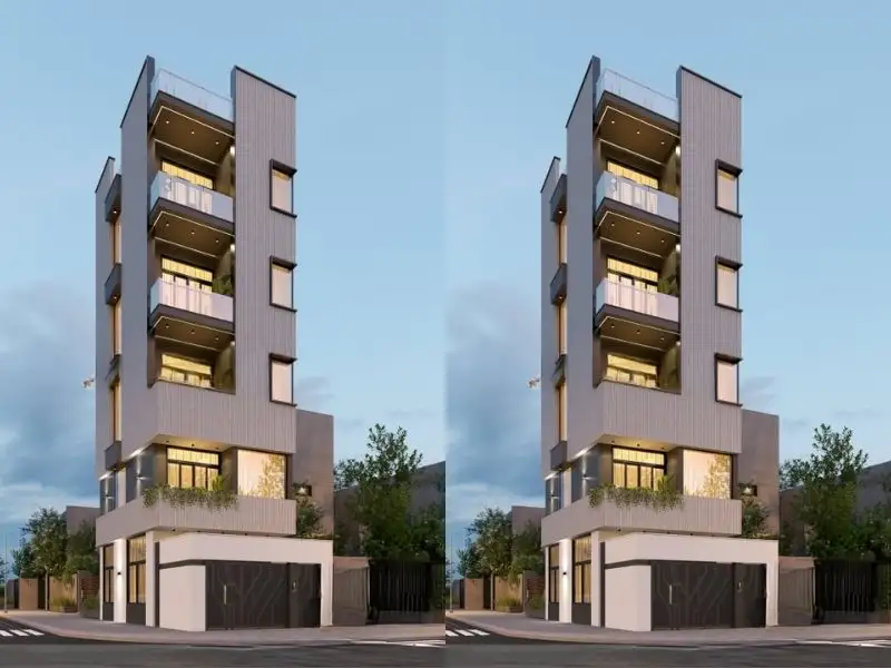 Thiết kế nhà Hiện Đại mái bằng với những đường nét tinh gọn, trẻ trung Xây dựng Nhất Tín 1