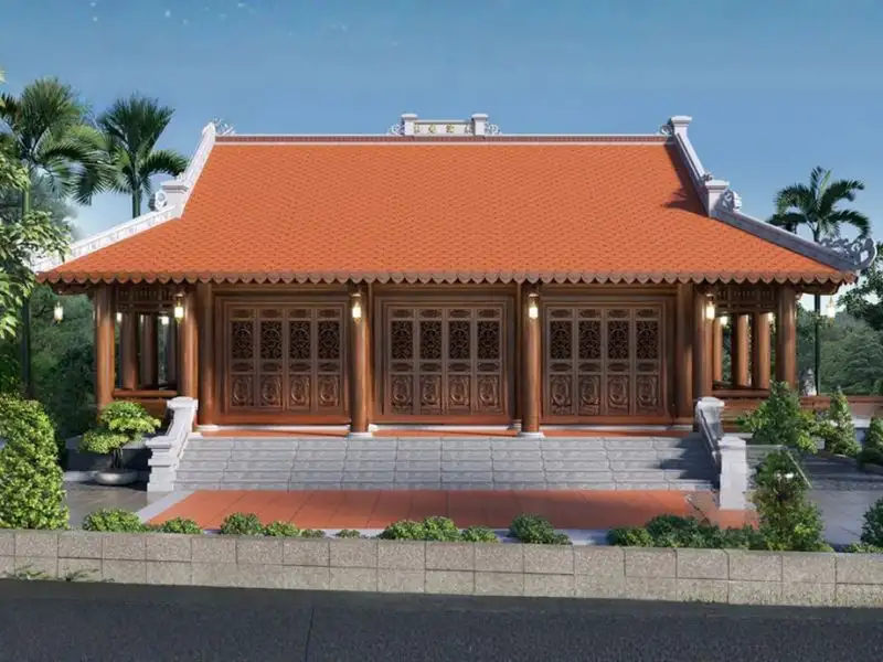 Thiết kế nhà ba gian truyền thống gìn giữ văn hóa Xây dựng Nhất Tín 1