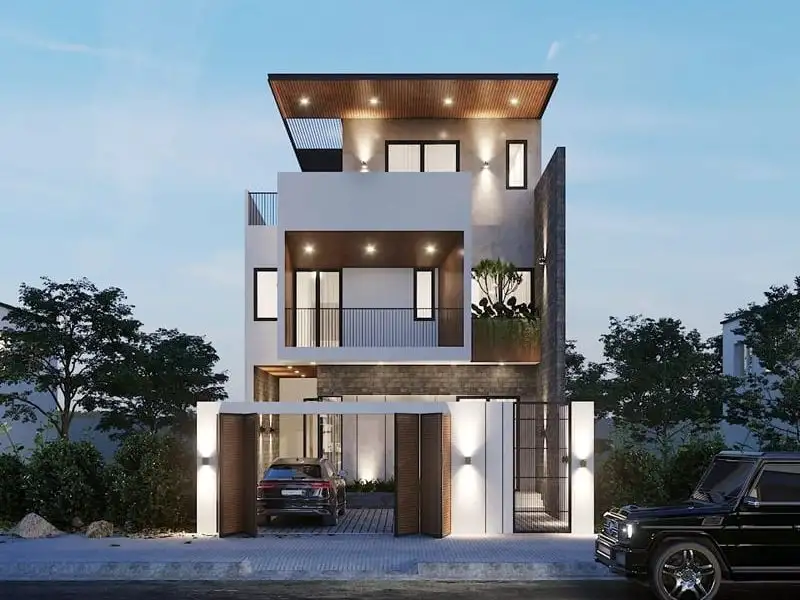 Thiết kế nhà mái bằng 3 tầng đầy cuốn hút Xây dựng Nhất Tín 2