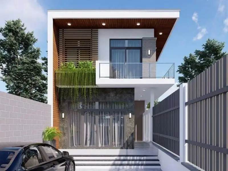 Thiết kế nhà phố mái bằng cuốn hút mọi ánh nhìn Xây dựng Nhất Tín 1