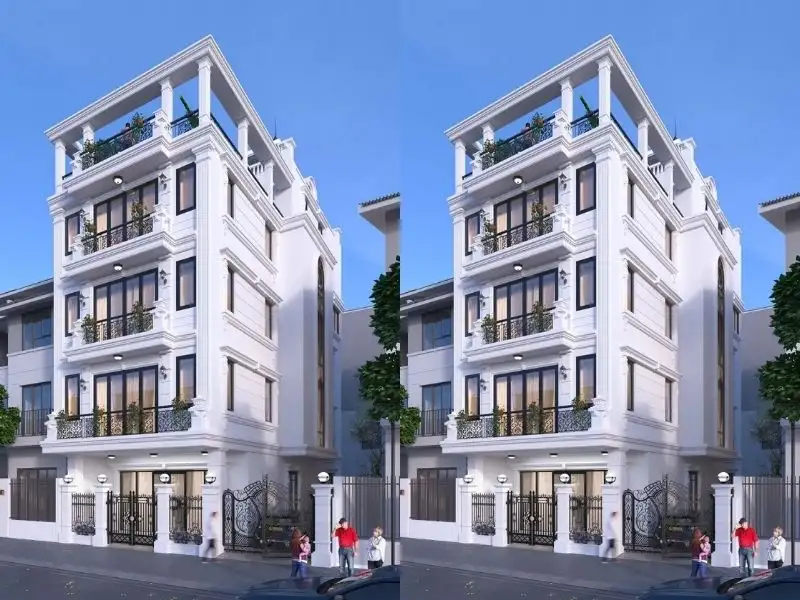 Thiết kế nhà phố mái bằng cuốn hút mọi ánh nhìn Xây dựng Nhất Tín 1