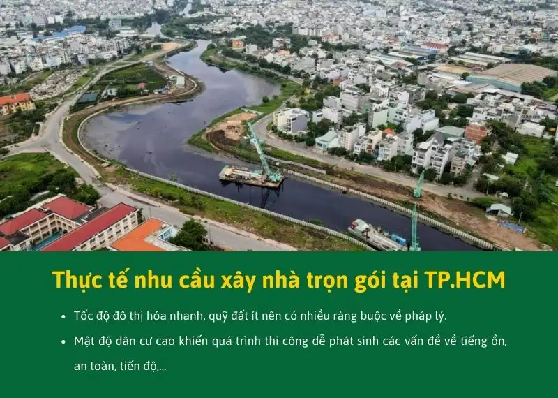 Thực tế nhu cầu xây nhà trọn gói tại TP.HCM Xây dựng Nhất Tín