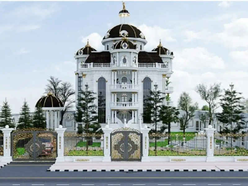 Tổng hợp những mẫu biệt thự Châu Âu Cổ Điển bề thế lộng lẫy Xây dựng Nhất Tín 1