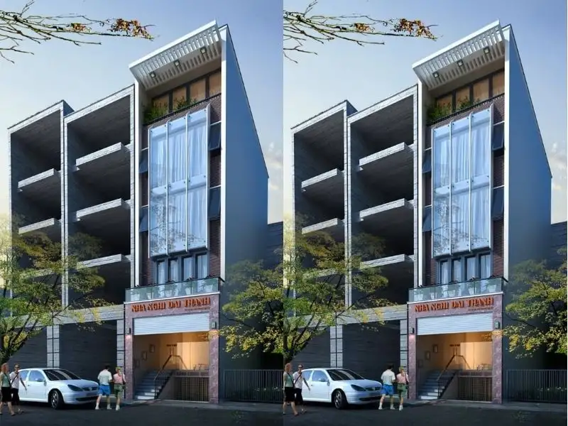 Top những mẫu nhà kinh doanh lưu trú (khách sạn, nhà nghỉ, nhà trọ, căn hộ dịch vụ) tăng nguồn thu nhập thụ động Xây dựng Nhất Tín 1