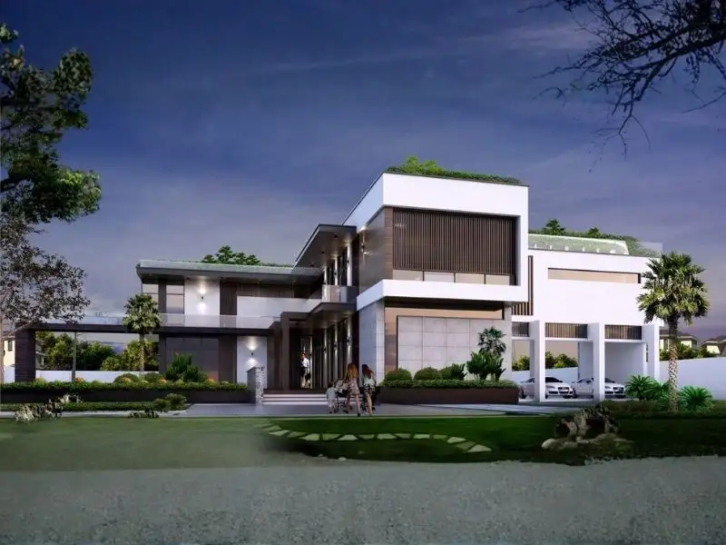 Top những mẫu nhà mái bằng trên 300m² thích hợp làm không gian nghỉ dưỡng cho gia đình Xây dựng Nhất Tín 1