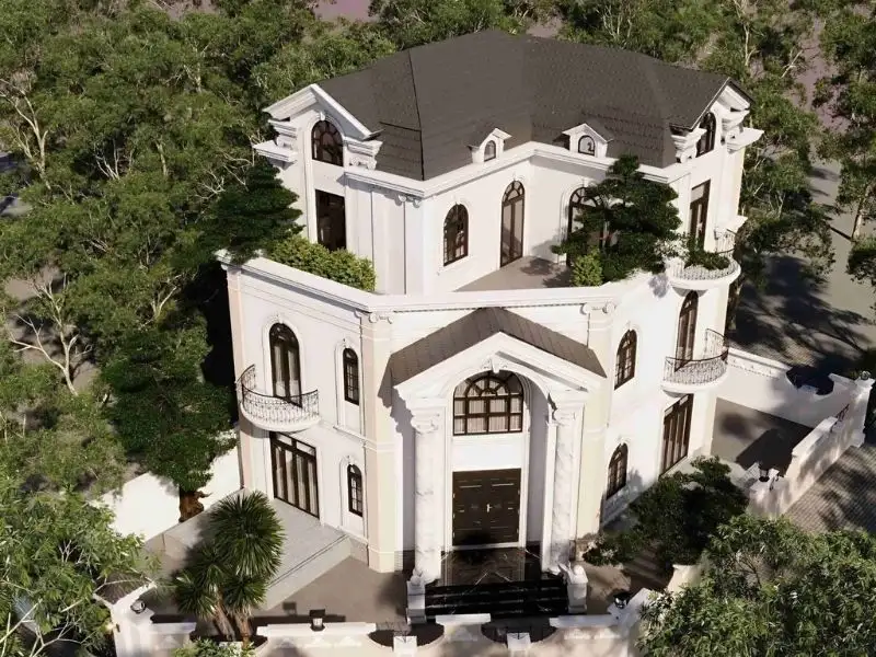 Villa nghỉ dưỡng mang nét Châu Âu nâng tầm giá trị không gian sống Xây dựng Nhất Tín 1