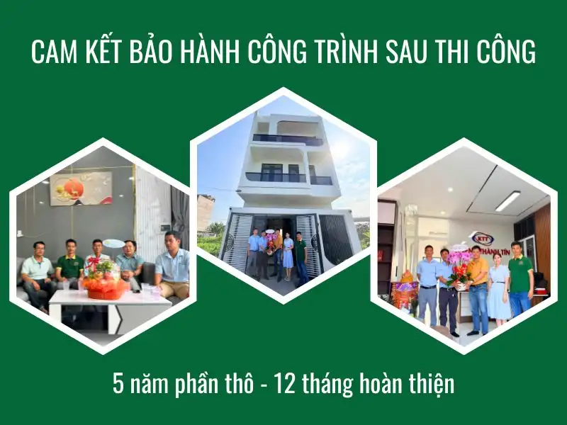 Cam kết bảo hành công trình sau thi công Xây dựng Nhất Tín