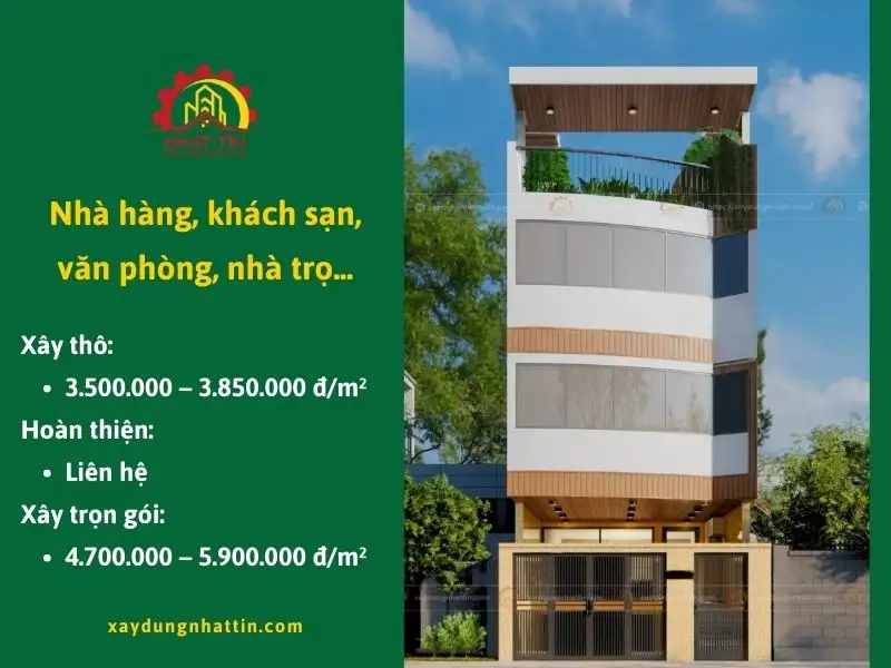 Đơn giá thi công tại xây nhà Cầu Ông Lãnh Xây dựng Nhất Tín 1