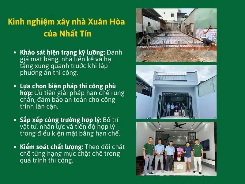 Kinh nghiệm xây nhà Xuân Hòa của Nhất Tín qua công trình thực tế Xây dựng Nhất Tín
